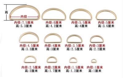 ZJ  金屬D型環  D型扣   書包扣 細節-3